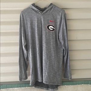 Gray Nike pullover hoodie